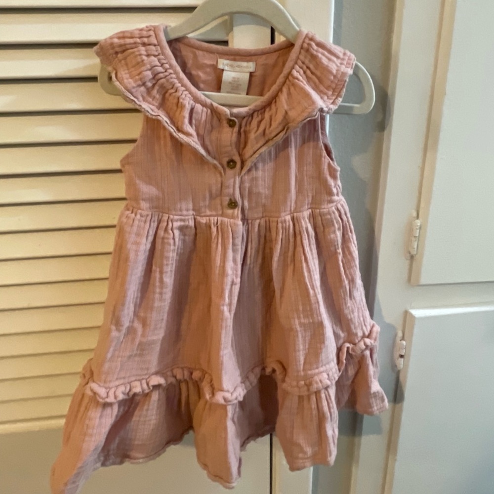 Pink Ruffle Toddler Dress